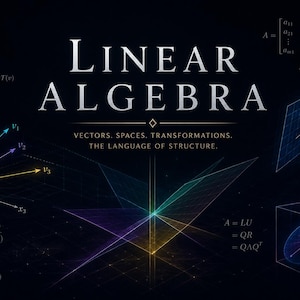 Linear Algebra: Complete 10-Lesson Course | Undergraduate Study Notes | Digital Download in .md Format