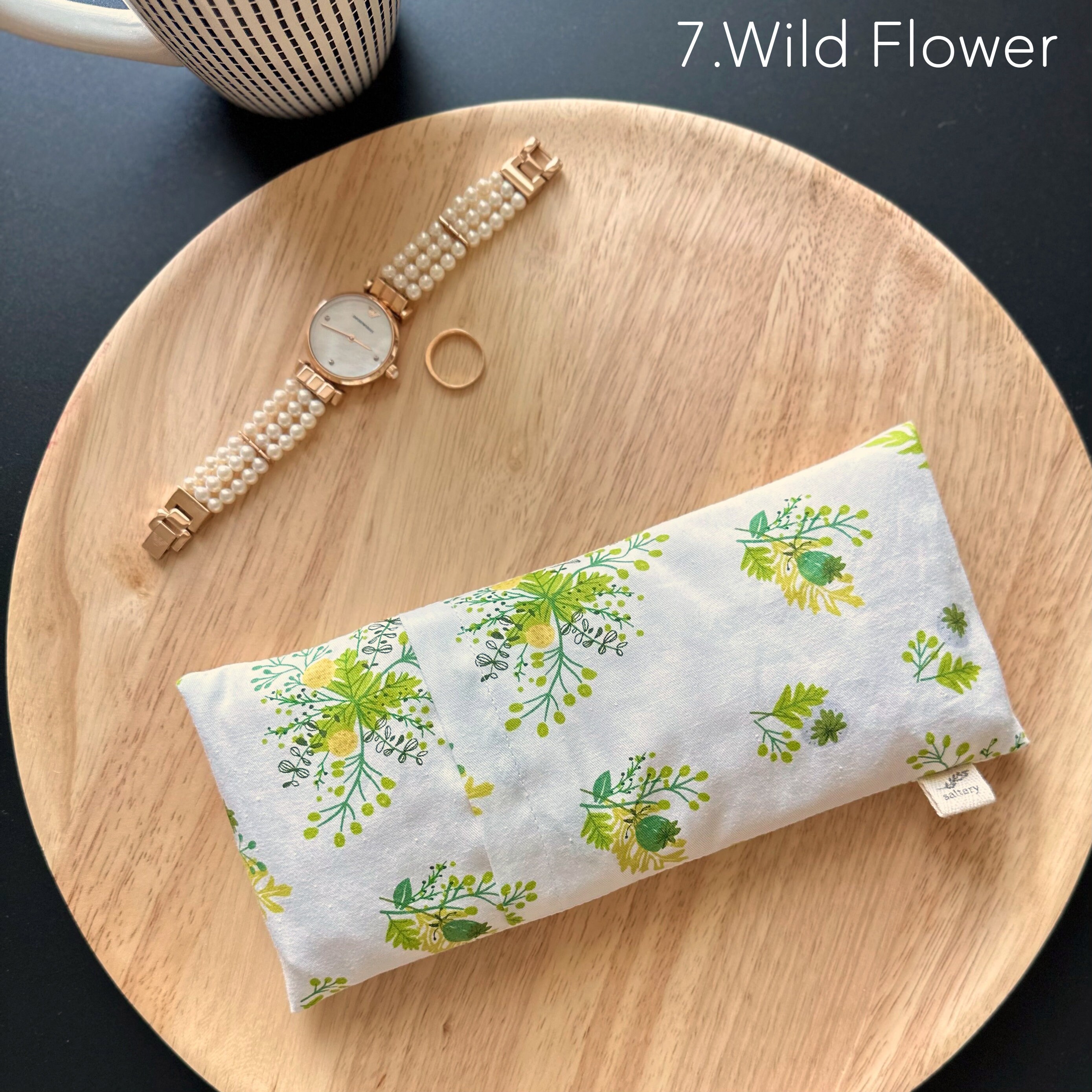 Cotton Washable Eye Pillow 10oz Lavenderrice Aromatherapy Stress Relief