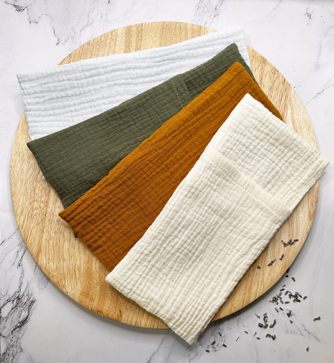 100 Cotton Washable Eye Pillow Cover Custom Size Handmade Warm Therapy