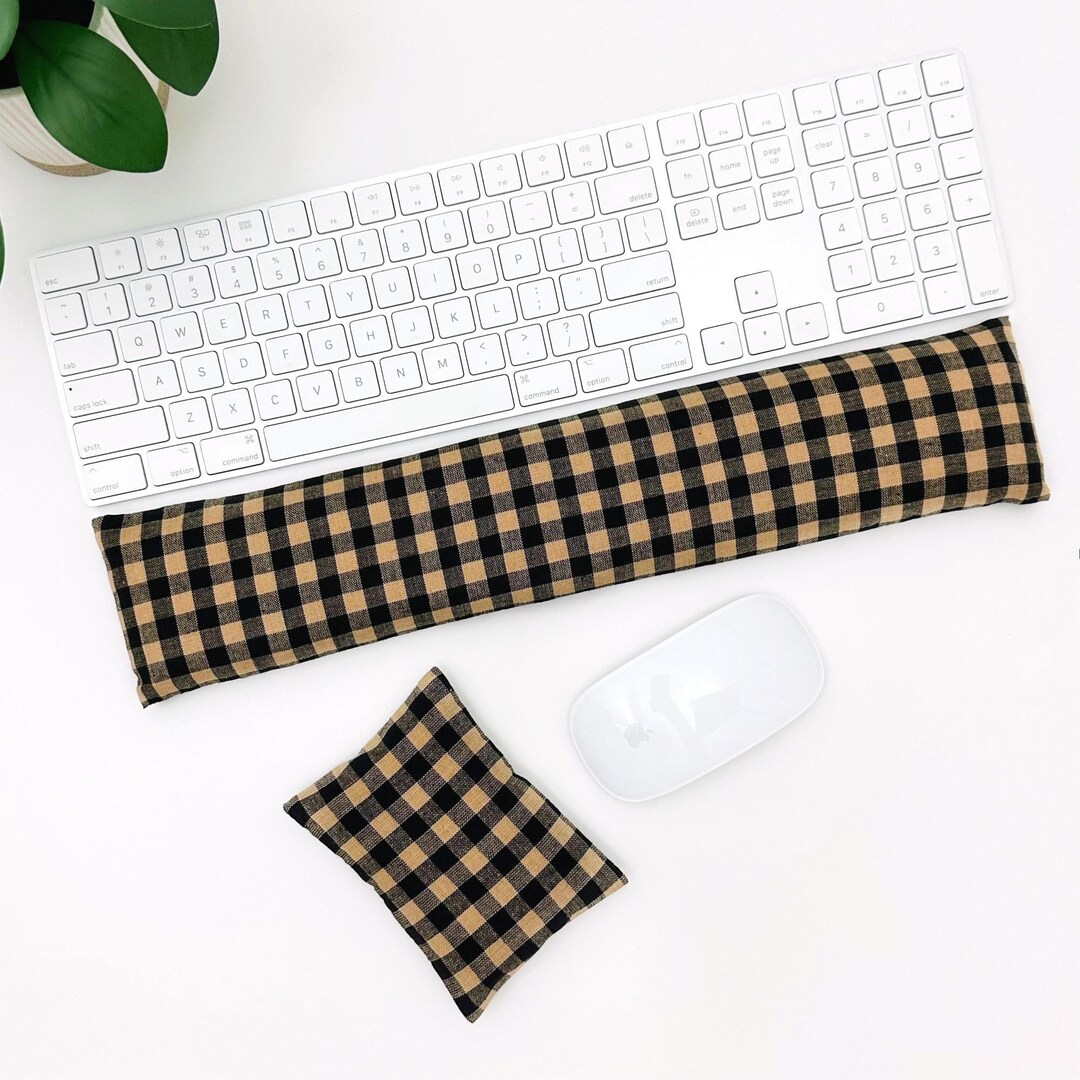 Washable Keyboard Mouse Wrist Rest Gift Set: Rice Lavender Filling ...