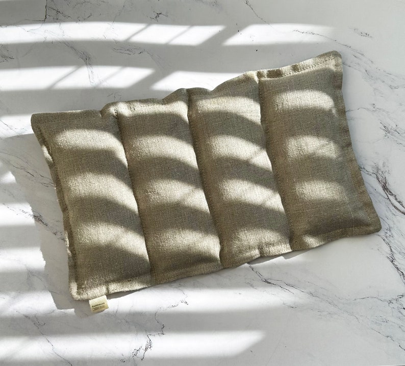 100 Linen Microwavable Heating Pad Organic Lavender Budsrice Aromatherapy Muscle Pain Hot&cold