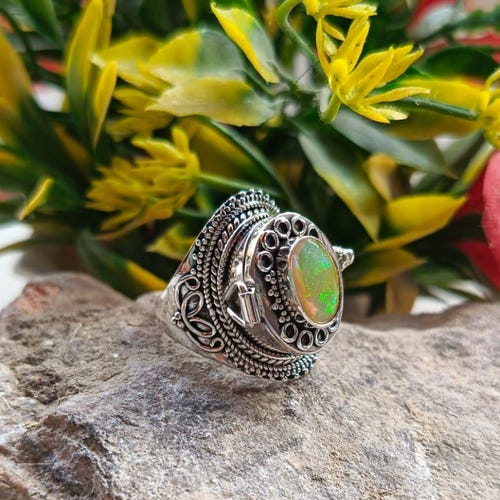 Anello Spinner In Argento Sterling 925 Fatto A Mano, Tutte Le