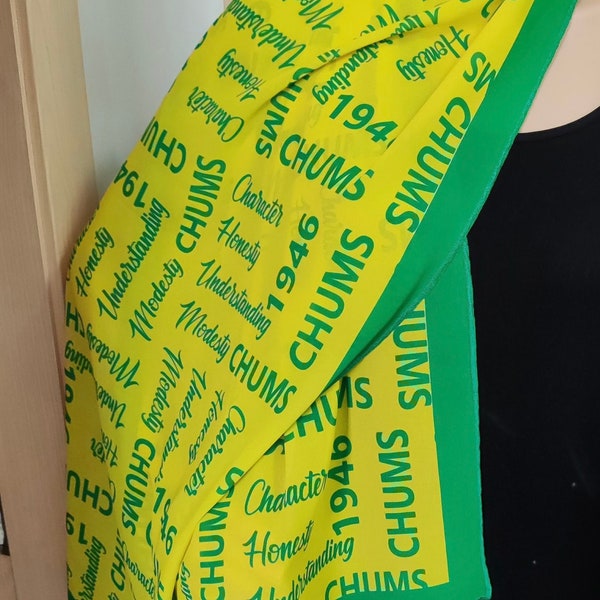 Large CHUMS,Inc. Chiffon lightweight Scarf!