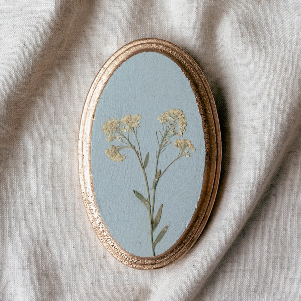 Pressed Floral Wall Art, Miniature Painting - Etsy