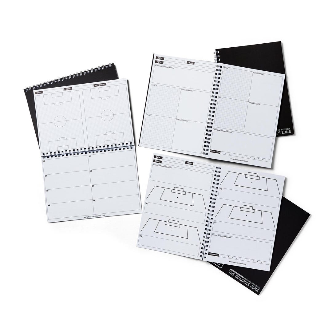 A5 Notebook Complete Set – Football Training, Matchdays & GK Coaching ...