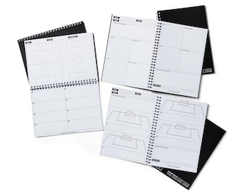 A5 Notebook Complete Set – Football Training, Matchdays & GK Coaching