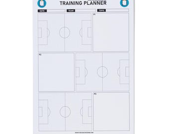 Football Training Planner – A4 Coaching Deskpad for Session Planning