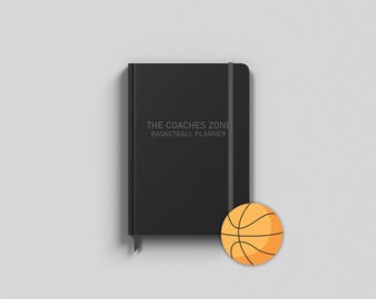 Basketball X-Planner – Hardcover Basketball Coaching Planner Book for Training