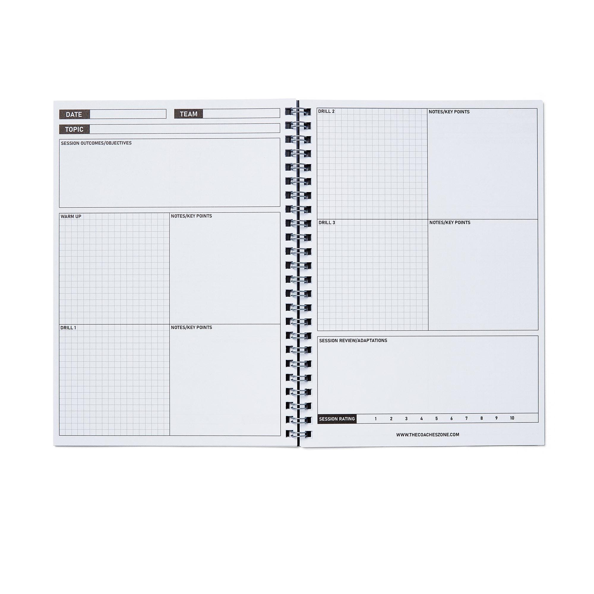 Training Notes Notebook A5 Training Notebook – Compact Football Coaching Notebook for Session ...