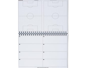 A5 Matchday Notebook – Compact Coaching Notebook for Game-Day Notes & Strategy