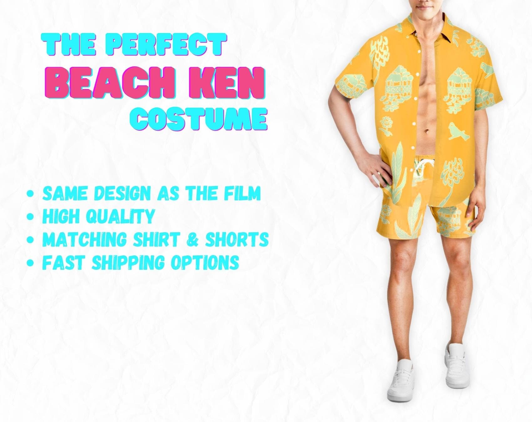 Ken Costume for Men 2023 Funny Costume Simu Liu Movie 