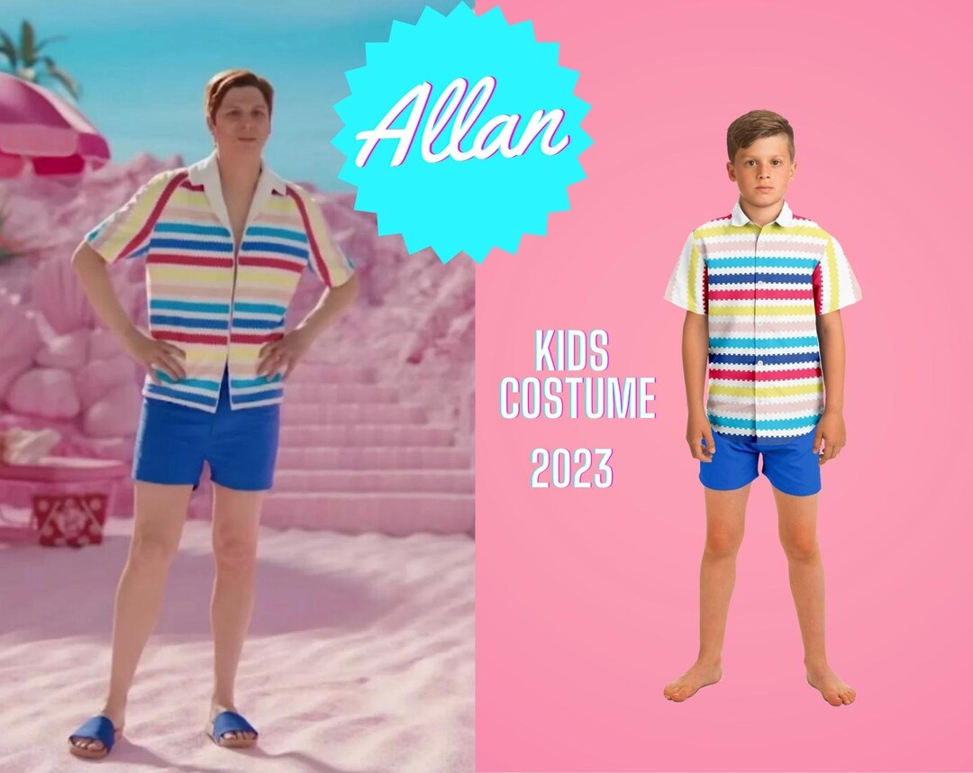 Allan Costume for Kids 2023, Funny Costume, Michael Cera Movie Costume