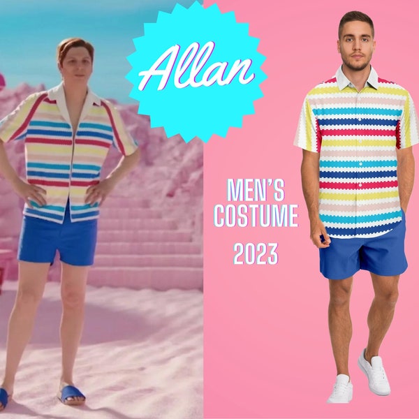 Allan Costume for Men 2023, Funny  Costume, Michael Cera Movie Costume, Allan Beach Outfit, Adult  Costume, Allan Cosplay
