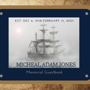 WINTAGE NAUTICAL GUESTBOOK- Dostosuj wydarzenie, okładkę, imiona i daty- Główne strony ze zdjęciami przeplatają się ze stronami do podpisywania- Twarda oprawa 8x11, 50 stron