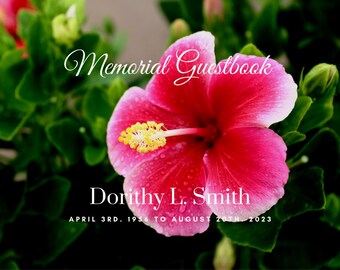 HAWAIIAN GÄSTEBUCH / WÄHLEN-Namen,Datum,Beerdigung,Hochzeit,Jahrestag,Ruhestand,-Signierung Pg folgt Pic Pg-Large 8x11 Hardcover 50+ pg.