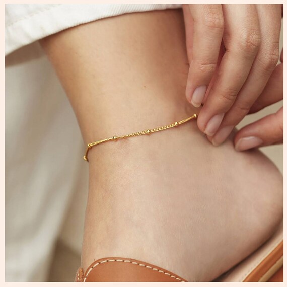 Gold bangle anklet online