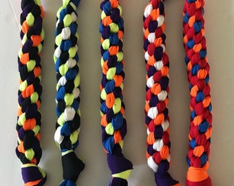 Dog Tug Pull Toys, Braided Dog Toy, Dog Toys, Handmade Dog Rope Toy, Dog Tug Toy, USA Made Dog Toys, Puppy Toys, Artisan Dog Toys, Free Ship