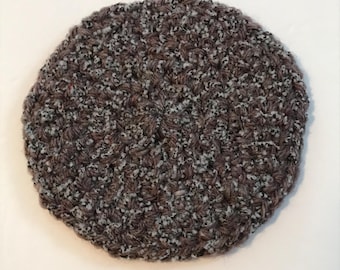 Miniature Rug, Dollhouse Brown Rug, Dollhouse Living Room Decor, Artisan Miniatures, Dollhouse Accessory, One-Inch Scale Dollhouse Rug.