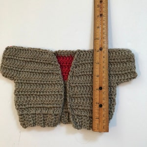 Doll Sweaters, Handmade Doll Sweater for Cabbage Patch Doll or Doll of That Size, Doll Clothes, Crochet Doll Sweaters, Artisan Doll Accesory