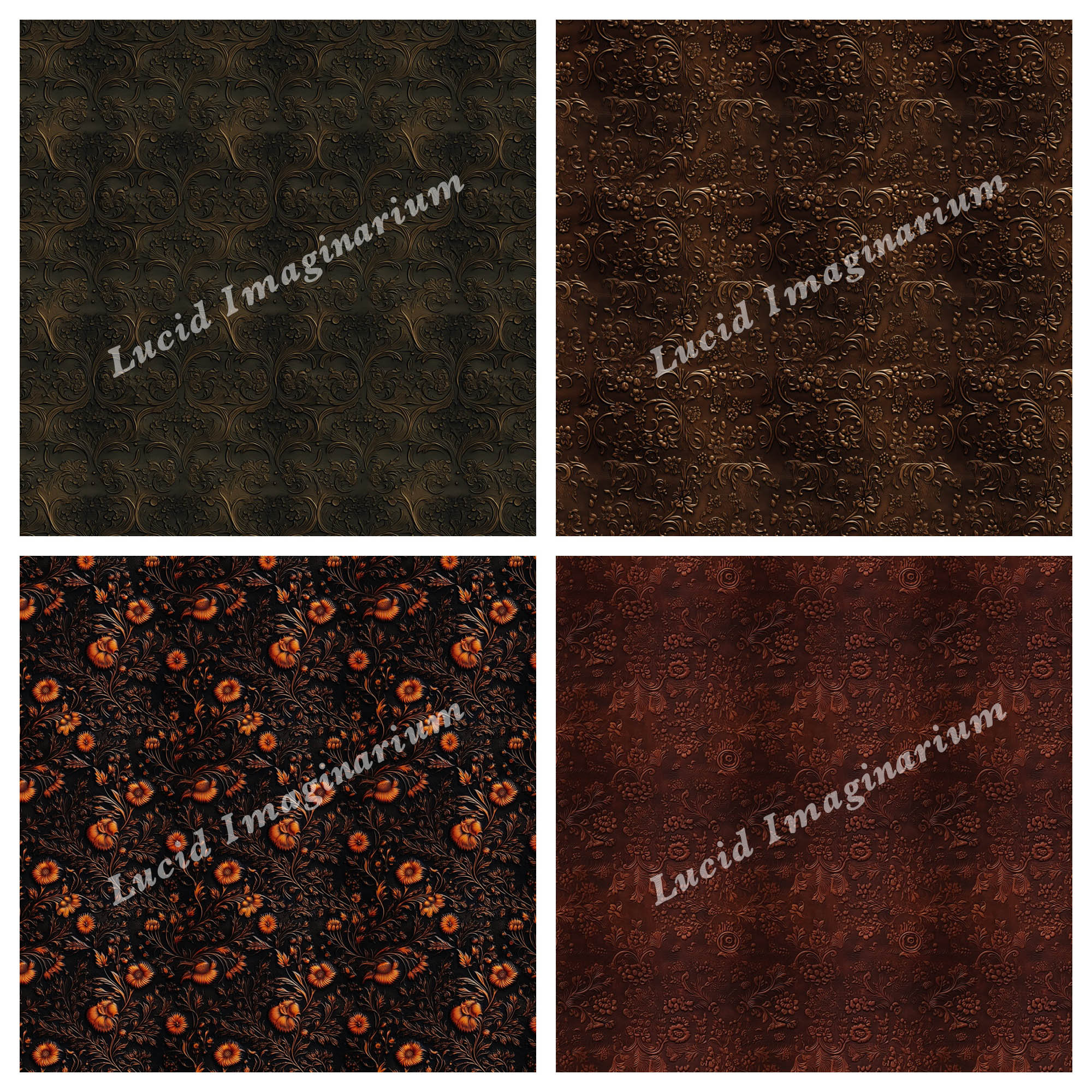 Leather Book Cover Printable Instant Digital Download Texture, Seamless ...
