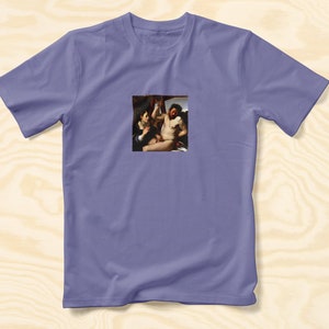 AI Lovers In The Style Of Caravaggio T-shirt, Gift For Her or Him, Valentine&#39;s Day