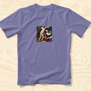 AI Lovers In The Style Of Caravaggio T-shirt, Gift For Her or Him, Valentine&#39;s Day
