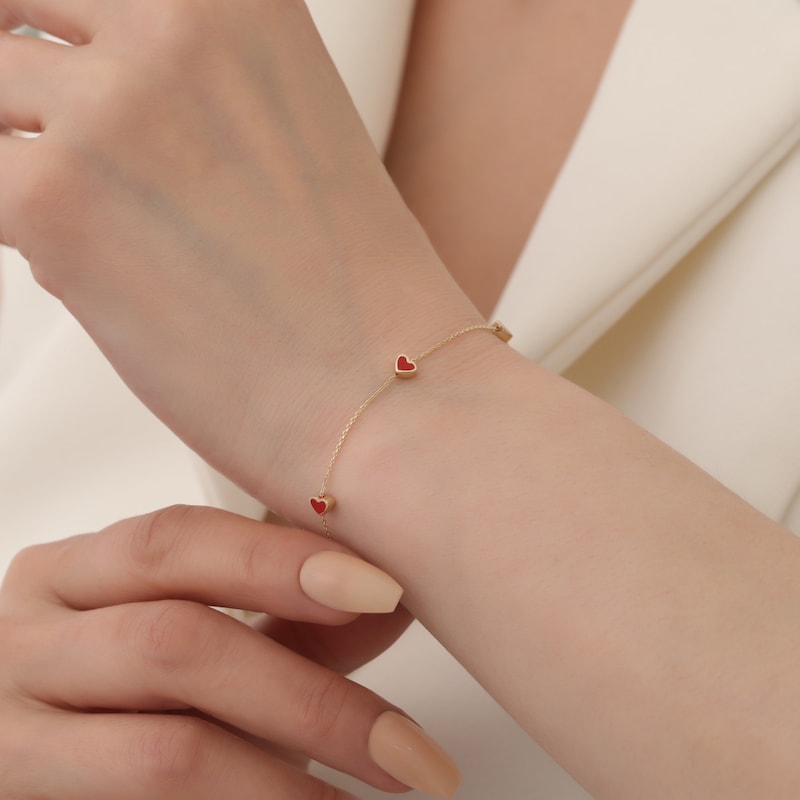 Red Heart Bracelet