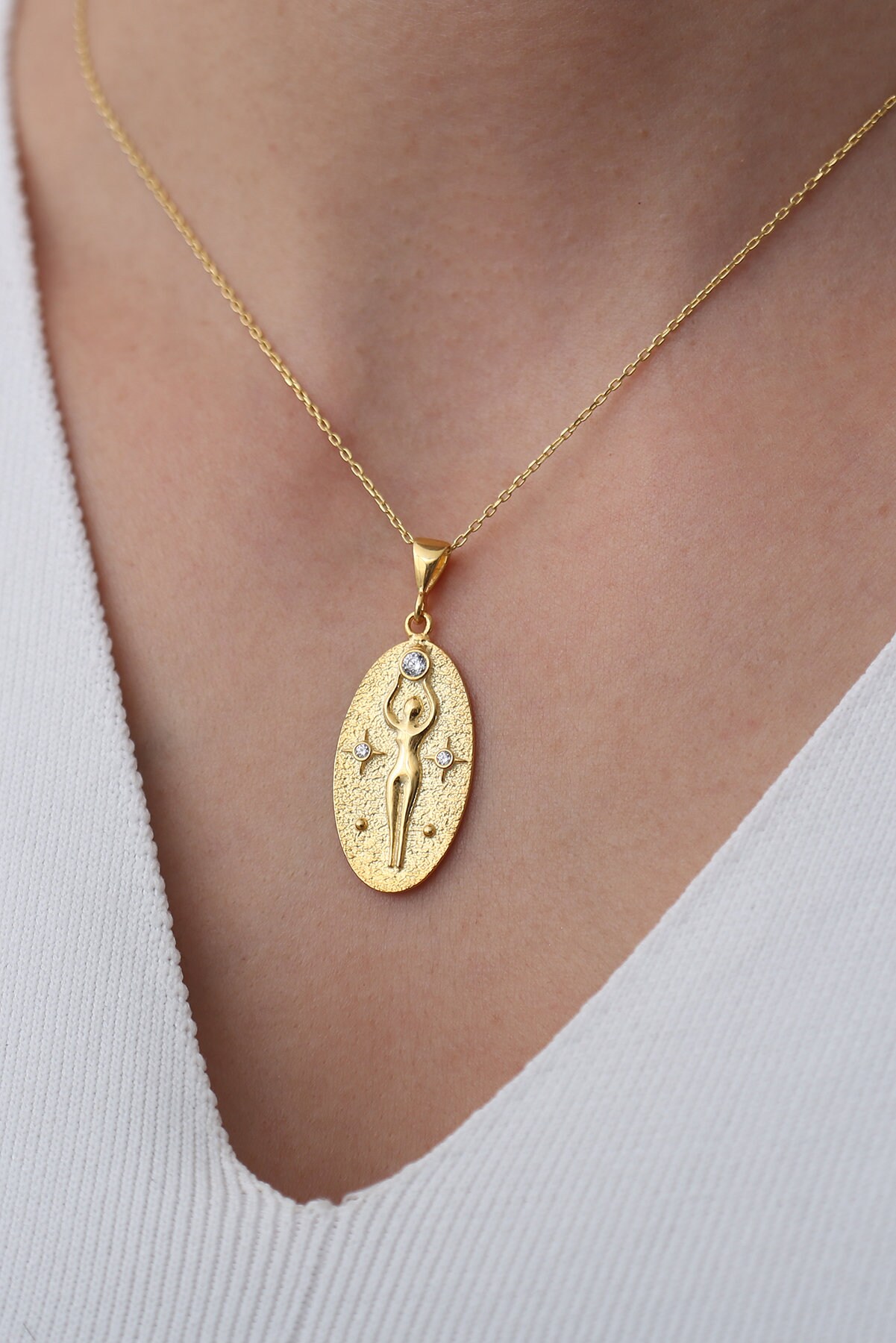 Goddess Necklace Etsy Singapore