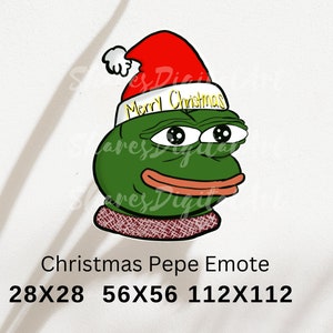 Weihnachten Pepe Twitch/Discord Emote