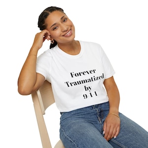 Camiseta del programa de televisión 911, camiseta de fan traumatizada por siempre