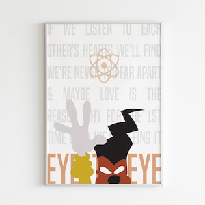 Powerline - Eye to Eye Poster - A Goofy Movie