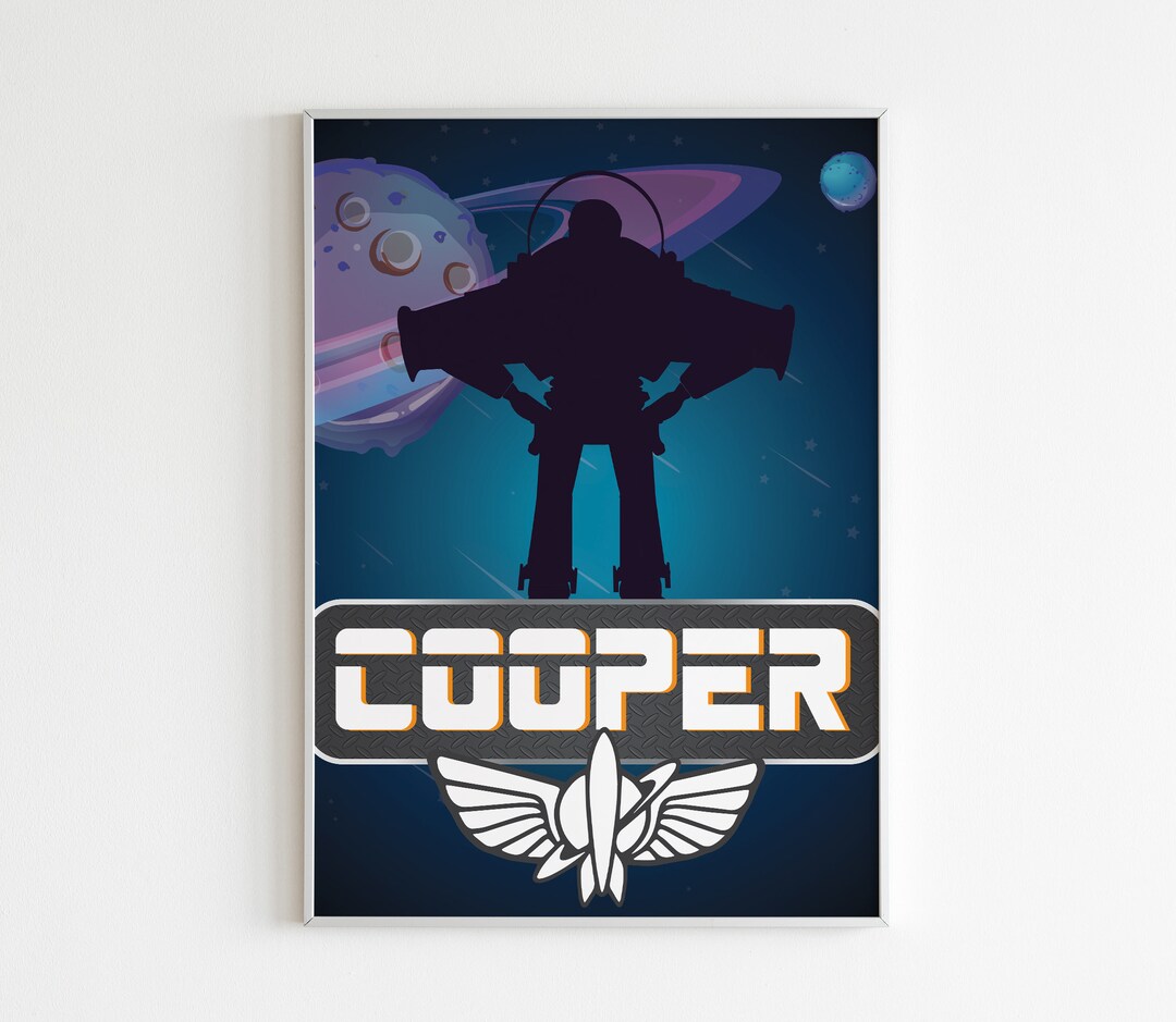 Buzz Lightyear - Space Ranger Customizable Poster - Add Your Name - Toy ...