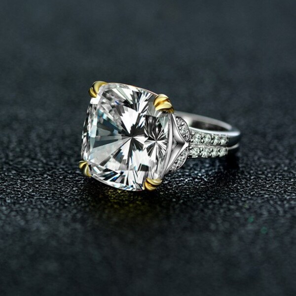 Lab Created Diamond Rings Etsy