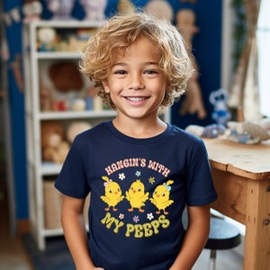 Hanging With My Peeps Shirt, Easter Day Shirt, Easter Bunny Shirt, Cute Easter Shirt, Kids Easter Shirt, Easter Family Shirt, Happy Easter