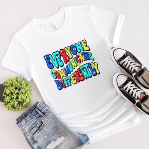 Everyone Communicates Differently Sweatshirt, Autism Shirt, Autism Awareness Shirt, Autism Teacher Shirt, Autism Month Tee, Gift for Teacher