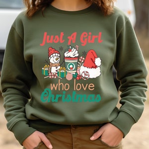 Womens Christmas Sweater, Holiday Sweaters for Women, Girls Christmas Shirt, Retro Christmas Sweatshirt, Christmas Vacation Sweatshirt