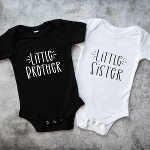 Big Brother Sister Shirts,Little Brother Sister Shirts,Big Bro Sis T-Shirt,Big Bro Big Sis Baby Announcement Shirt,Family Matching Shirts