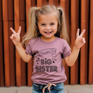 Promoted To Big Sister Shirt, Big Sister Shirt, Big Sister Tshirt, Big Sister Announcement, Big Sister Reveal Shirt, New Big Sister Gift