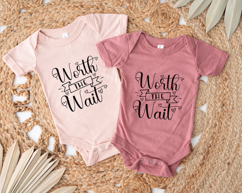 Worth the Wait Baby Bodysuit, Pregnancy Announcement Bodysuit, Baby Boy