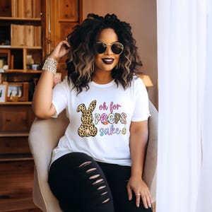 Oh for Peeps Sake Sweatshirt, Easter Bunny Shirt, Bunny Sweatshirt, Easter Peeps, Easter Sweatshirt, Happy Easter Shirt, Easter Shirt Women