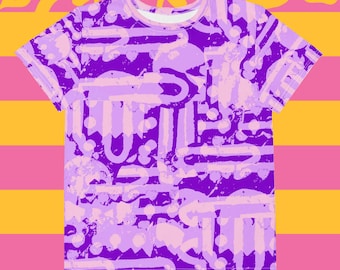 Lilac Inferno (96% Cotton) BIG Youth Sizes