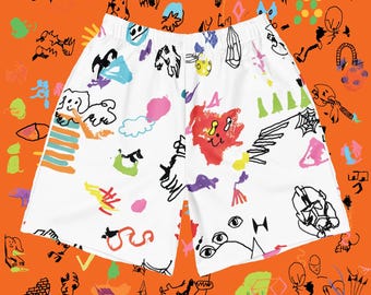 Bobo Choozy LONG Athletic Shorts All-Over Print