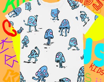 Mushkins (96% Cotton) kids crew (I'd order a size bigger than you need)