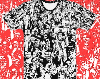 Crowd Control (all over print) PS: runs about 1/2 size small