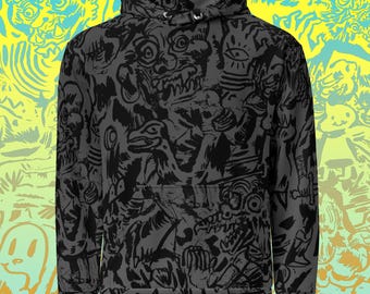 Midnight Battle Hoodie (96% insanely soft poly) Hoodie (PS I'd order a size larger than normal!)