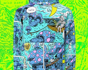 The Blue (95% Cotton!) Hoodie (PS I'd order a size larger than normal!)