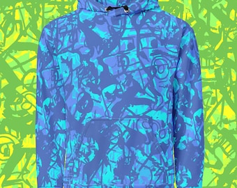 Blue Phantasm (95% Cotton!) Hoodie (PS I'd order a size larger than normal!)