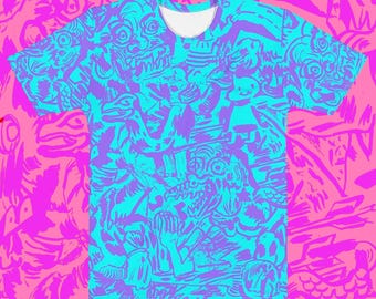 Blue Battle !! (all over print) PS: runs about 1/2 size small