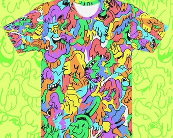 Mega-Melter Full Print cotton crew
