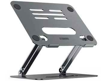 Aluminum Folding Height Adjustable Foldable Laptop/Tablet Stand